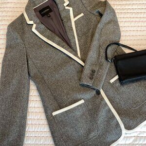 Banana Republic Wool Tweed Blazer